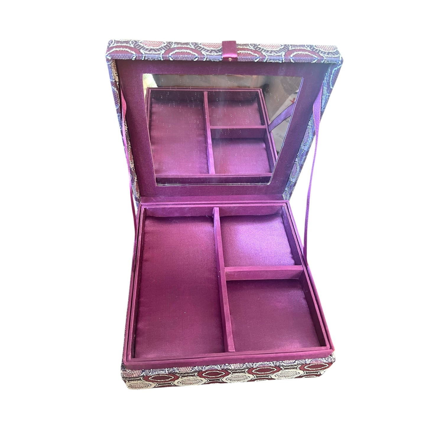 Schmuckschatulle Lila quadratisch