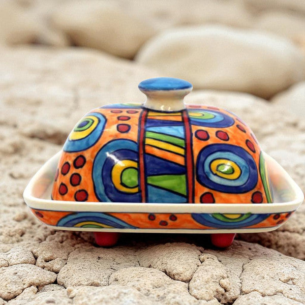 Butterdose Andora Keramik handgemalt