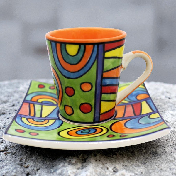 Espresso cup with saucer