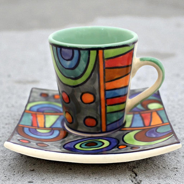 Espresso cup with saucer