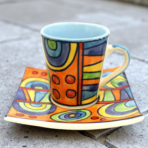 Espresso cup with saucer