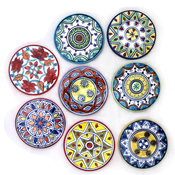 Untersetzer Keramik handbemalt hitzebeständig