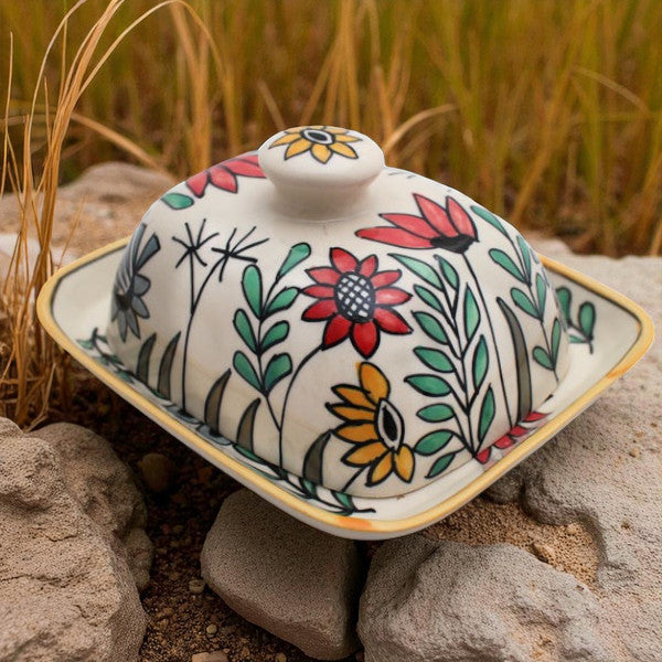 Butterdose Blumenwiese Gelb