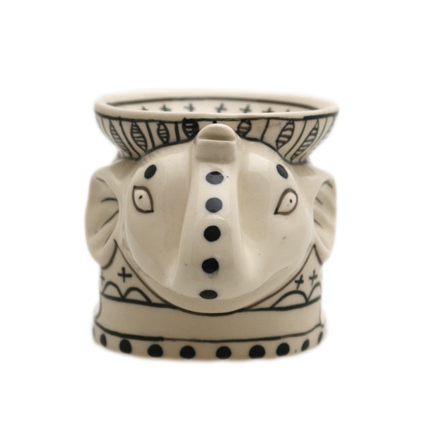 Elephant fragrance lamp black and white