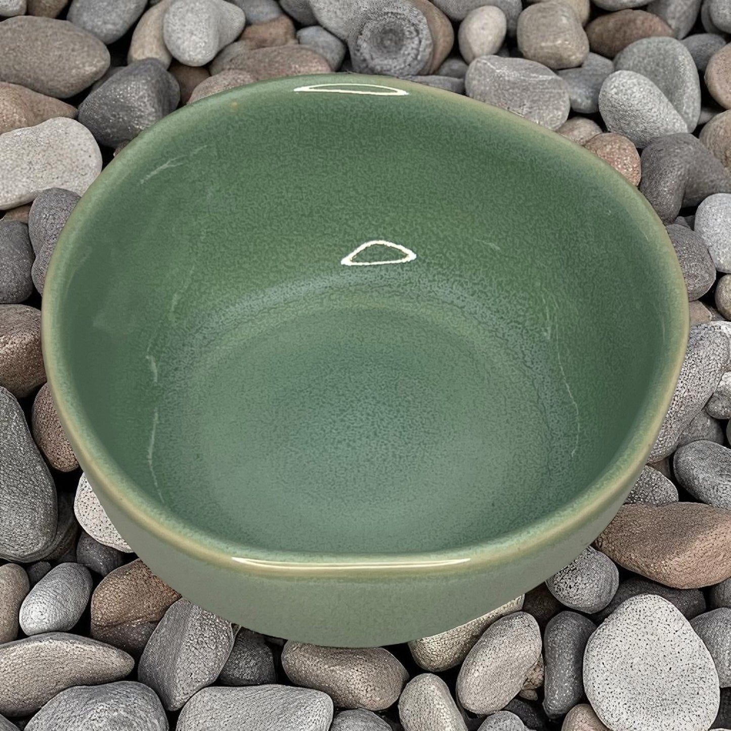 Schüssel klein mit geschwungenem Rand türkis