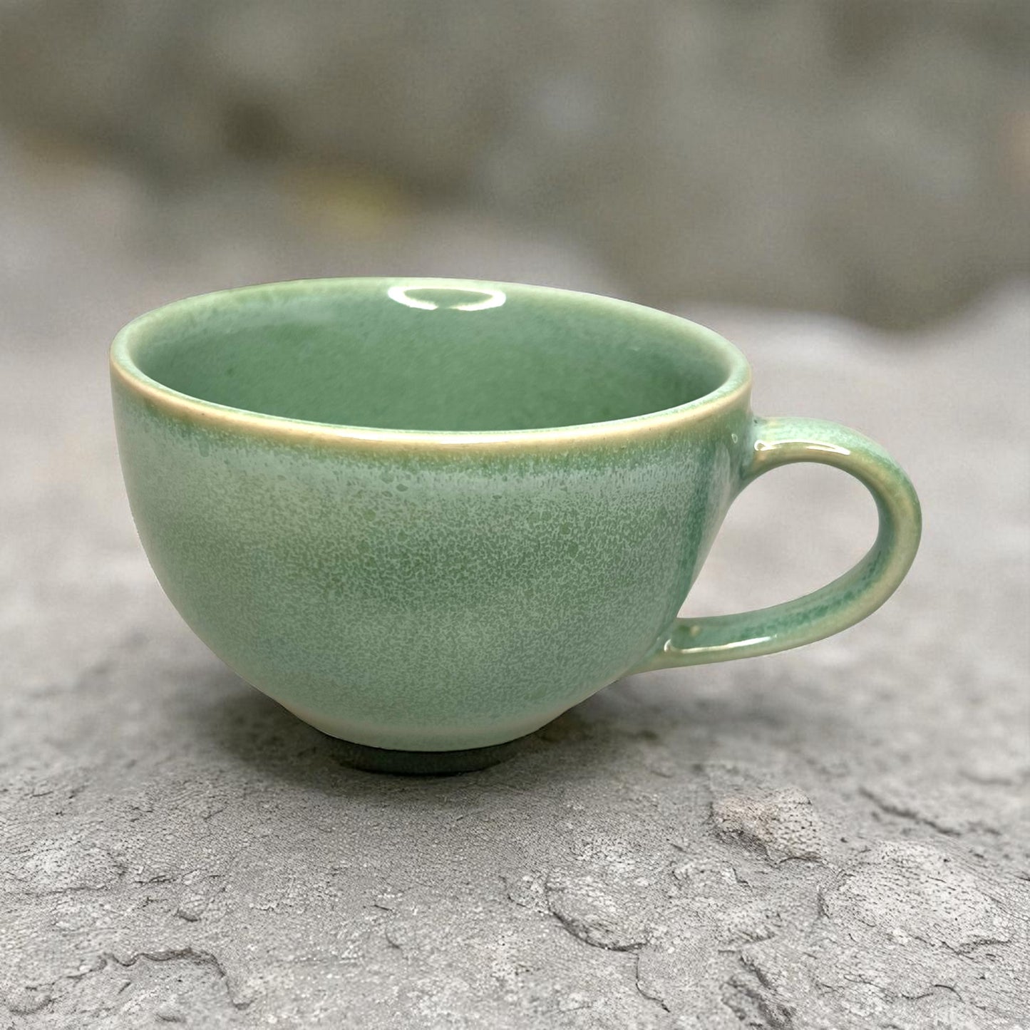 Tasse à cappuccino turquoise