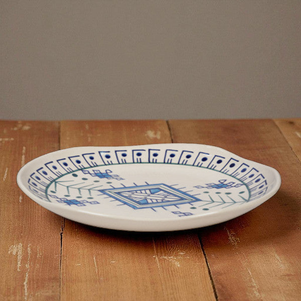 Assiette berbère peinte à la main
