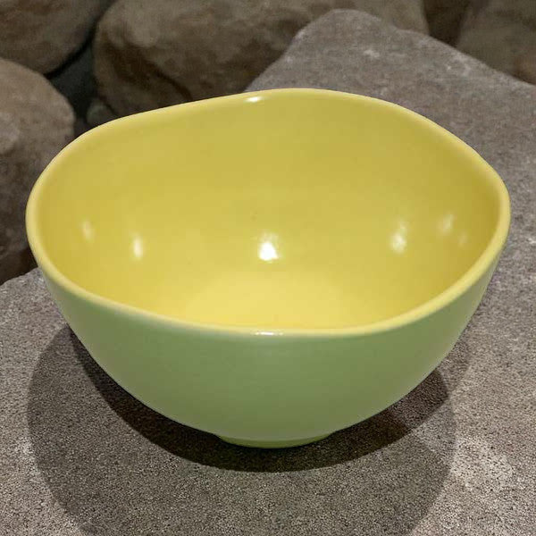 Müslischüssel grün/gelb