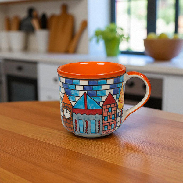 Tasse XL - Handbemalte Kaffeetasse mit Stadtmotiv