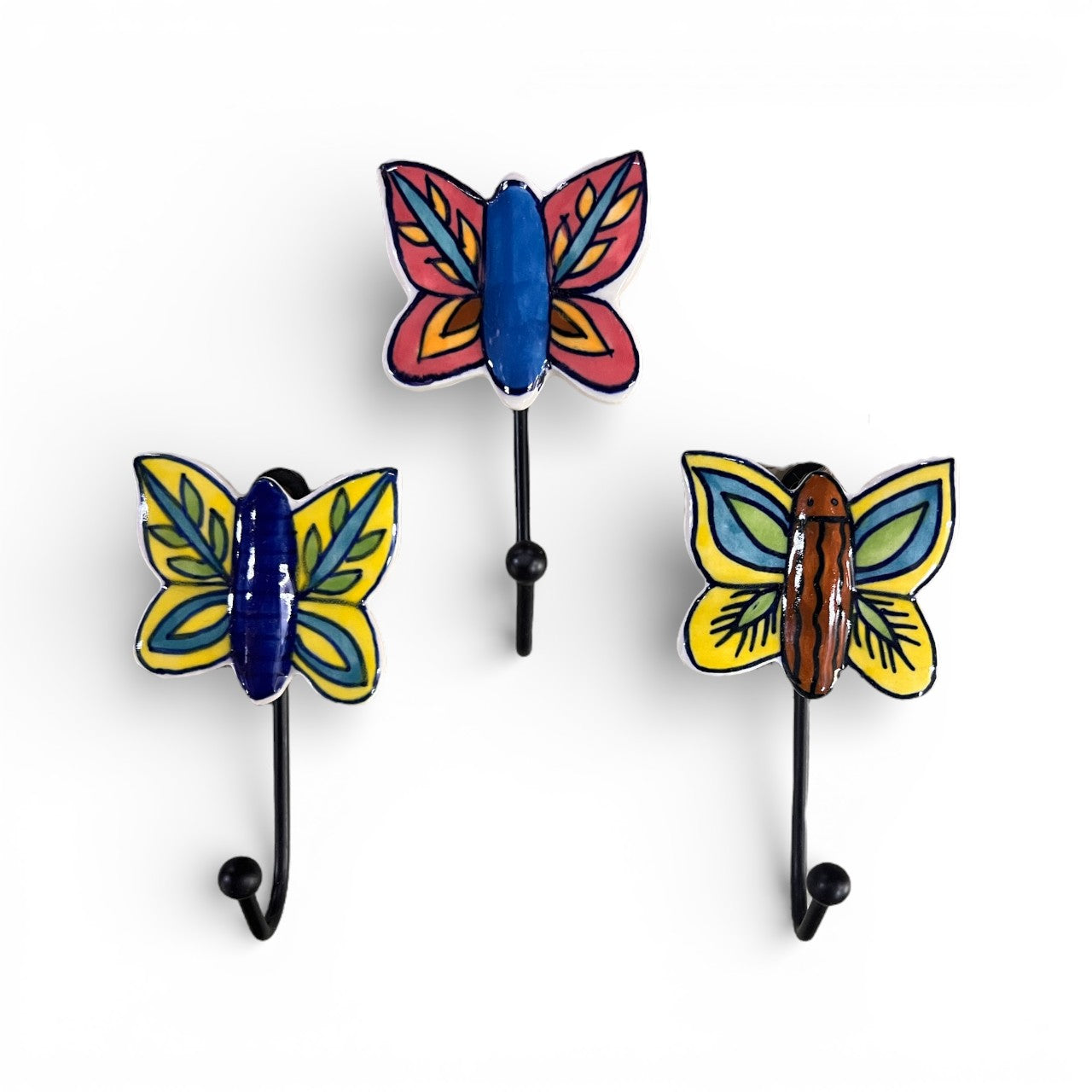 Gancio a muro a farfalla