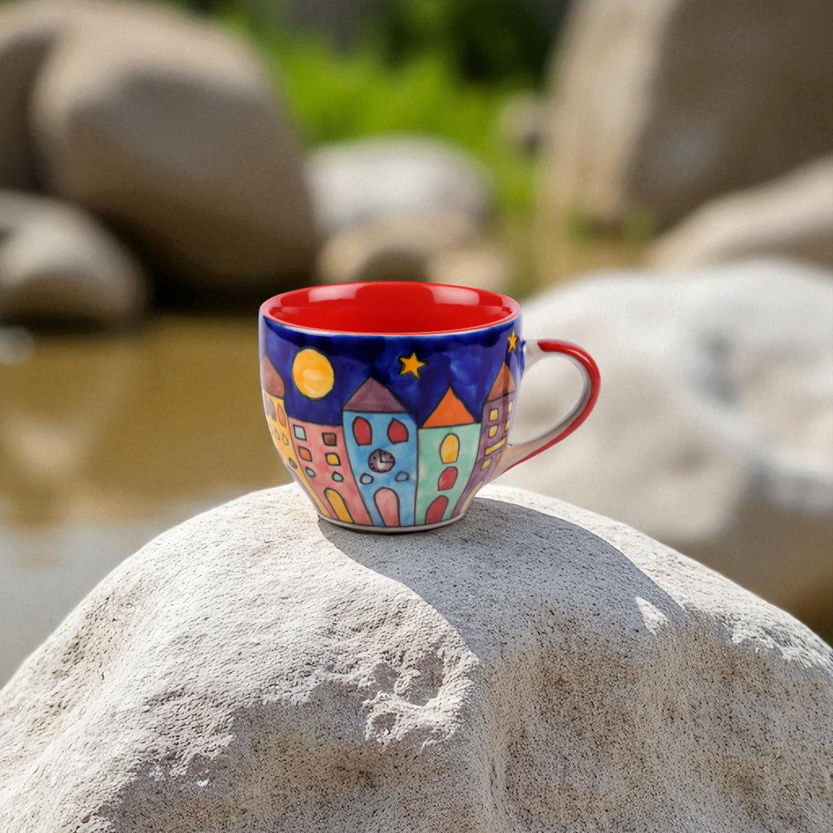 Cappuccino Tasse "New Village"