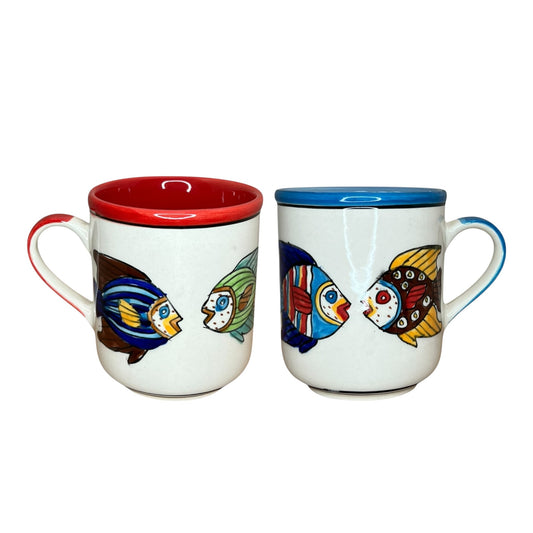 Kaffeetasse Fische