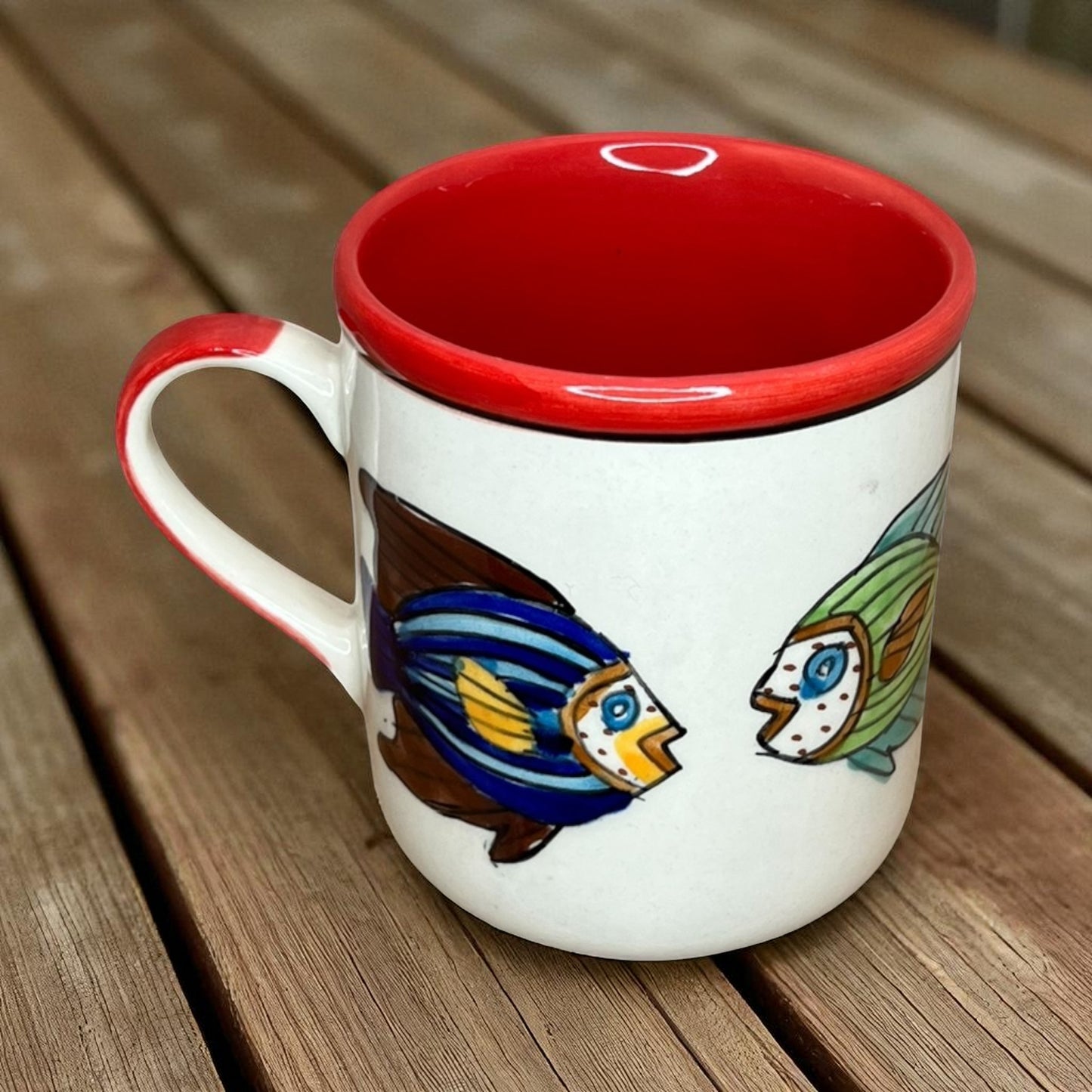 Kaffeetasse Fische