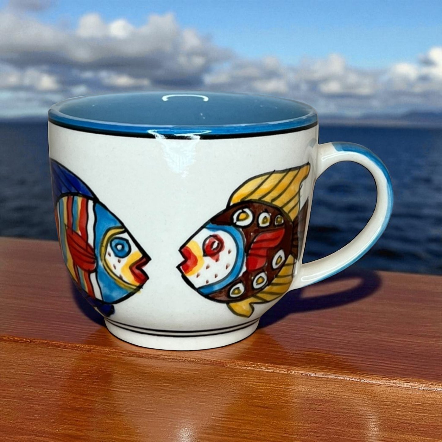 Tasse klein Fische