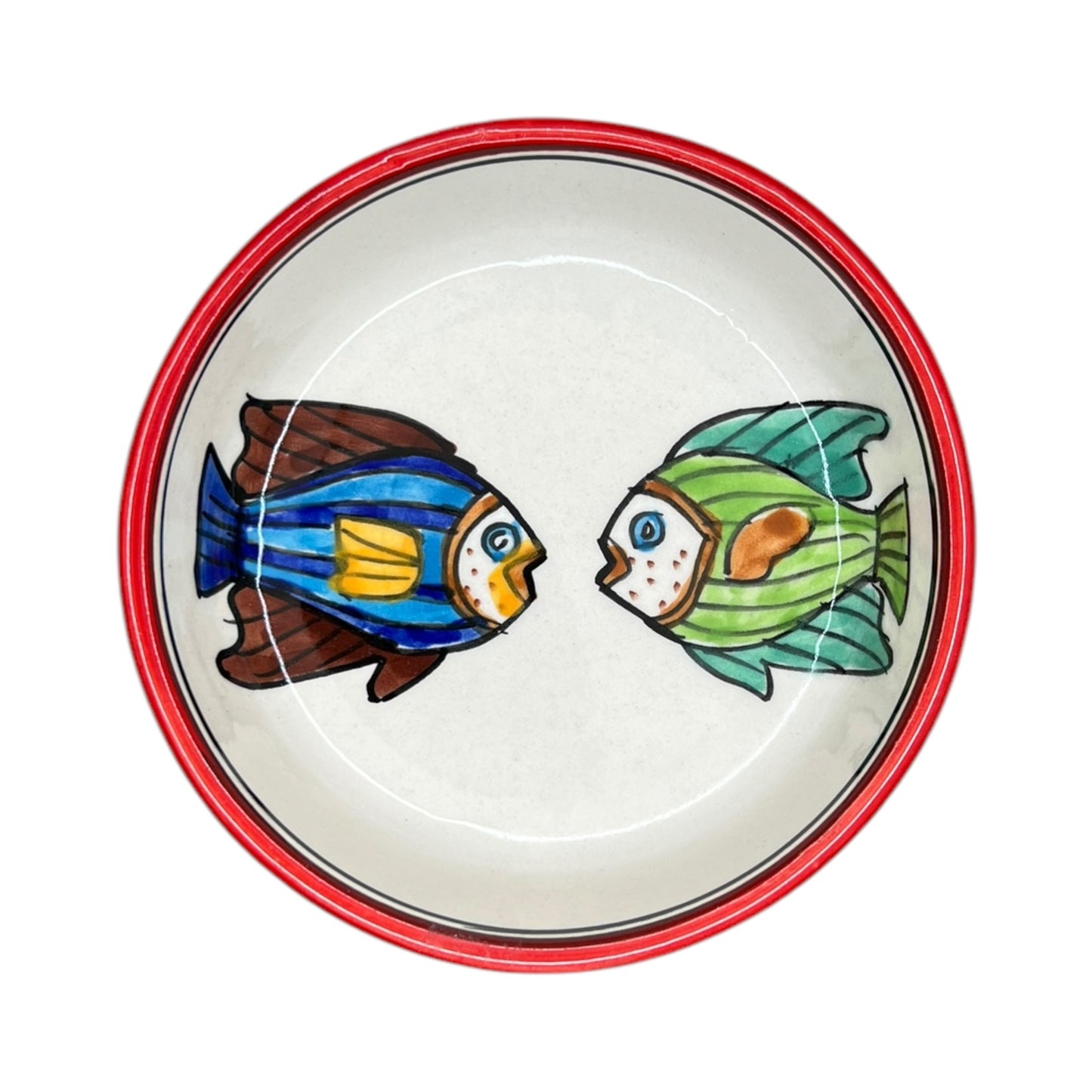 Ensemble de 2 bols à trempette pour poisson