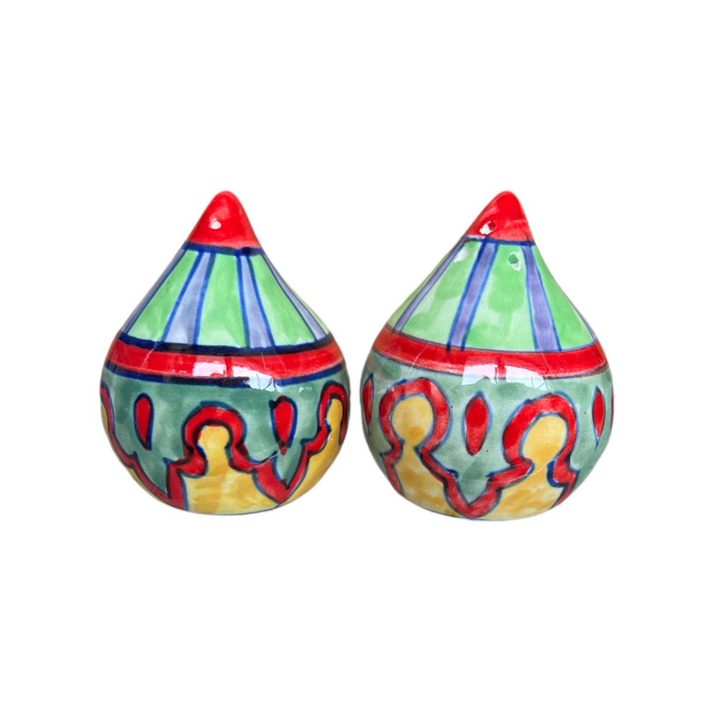 Salt & pepper shakers hand painted