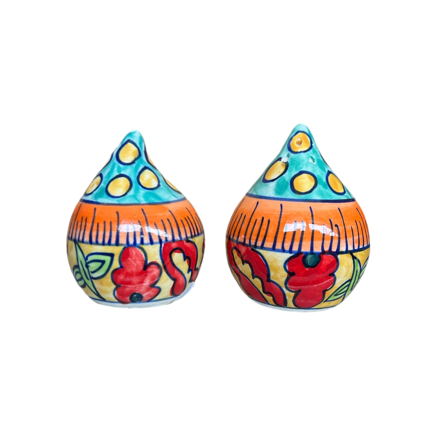 Salt & pepper shakers hand painted