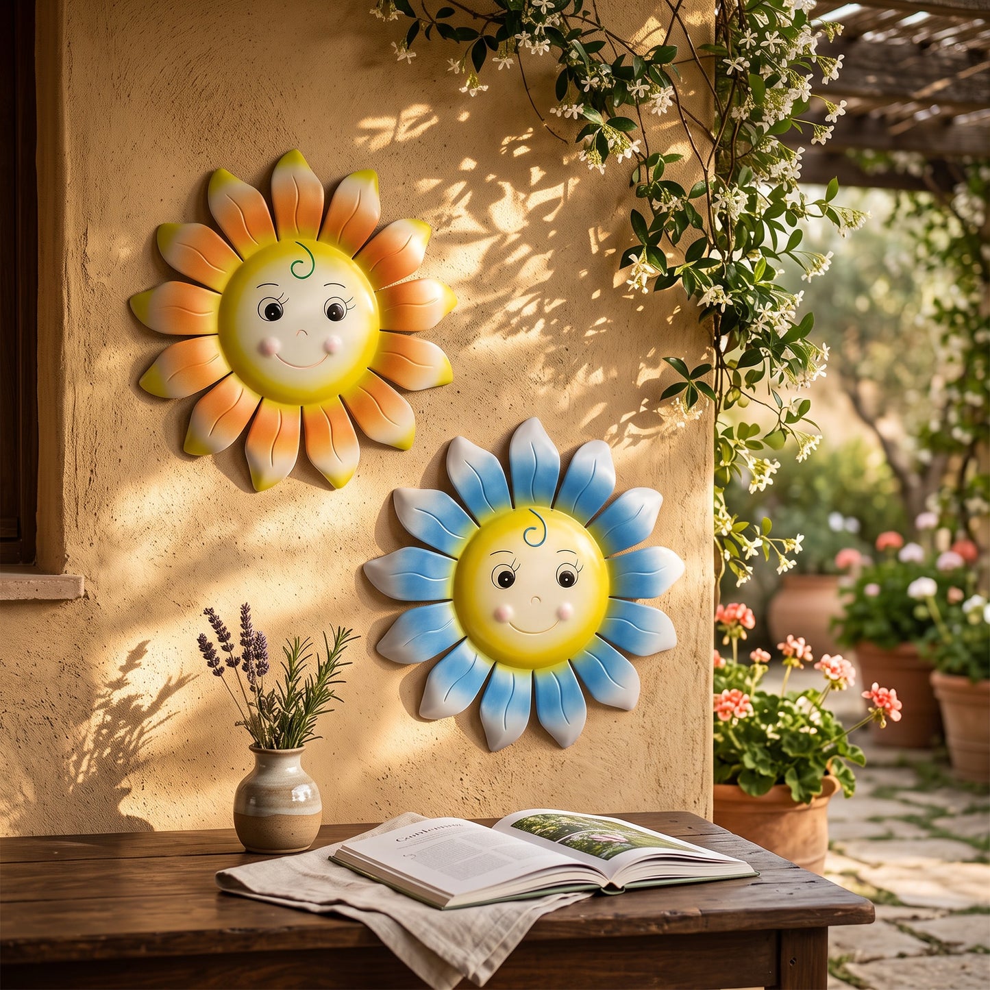 Wall decoration sunflower