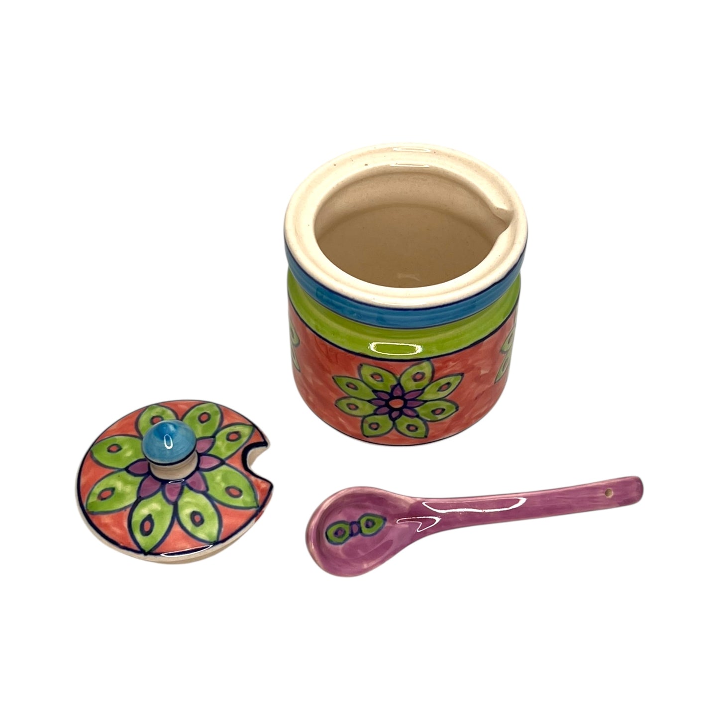 Zuccheriera con cucchiaio