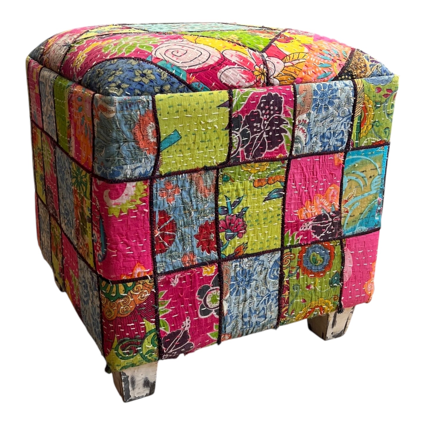 Sitzhocker quadratisch B-Ware Messemuster
