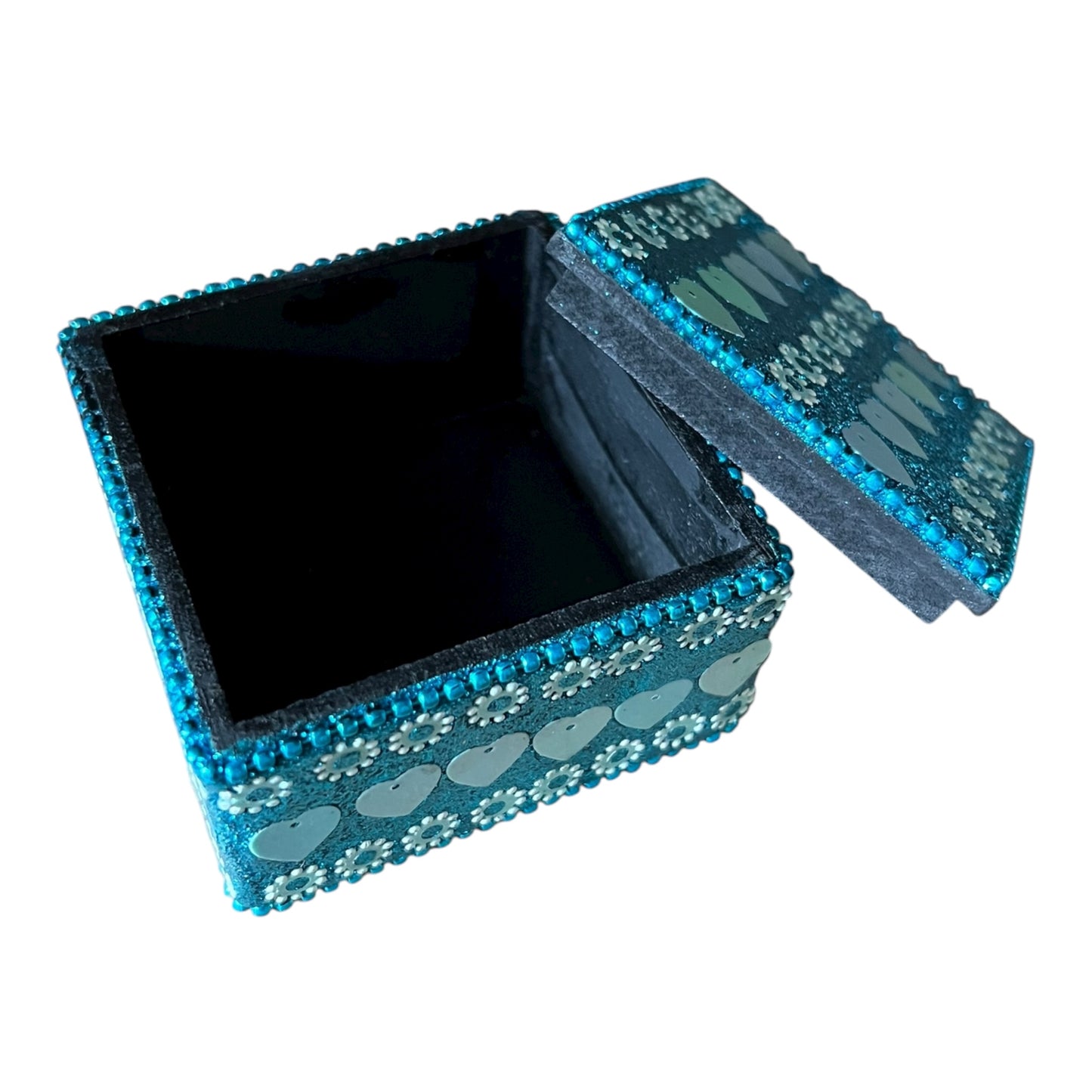 Glitzerdose Blau