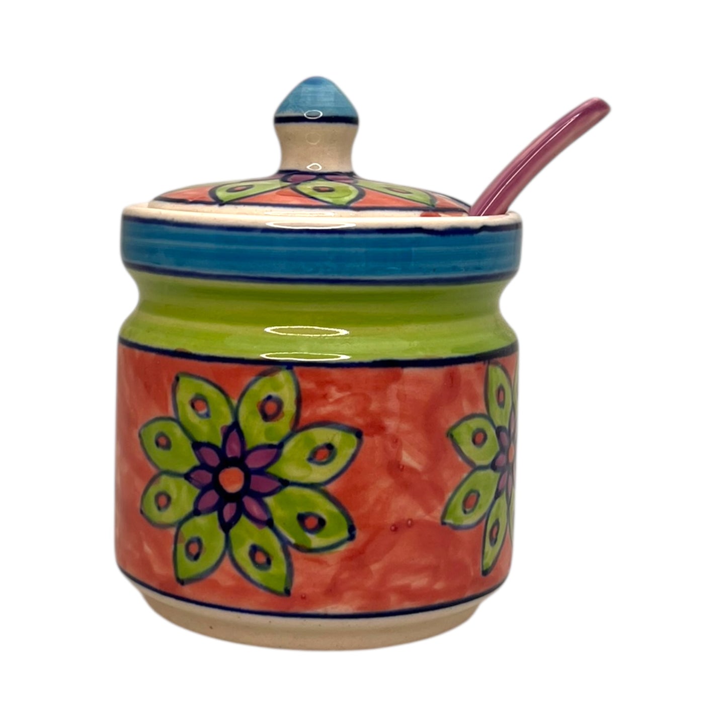 Zuccheriera con cucchiaio