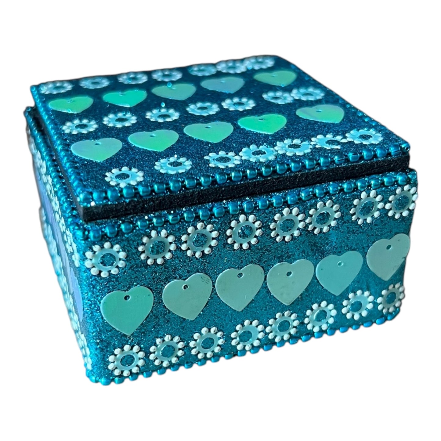 Glitzerdose Blau