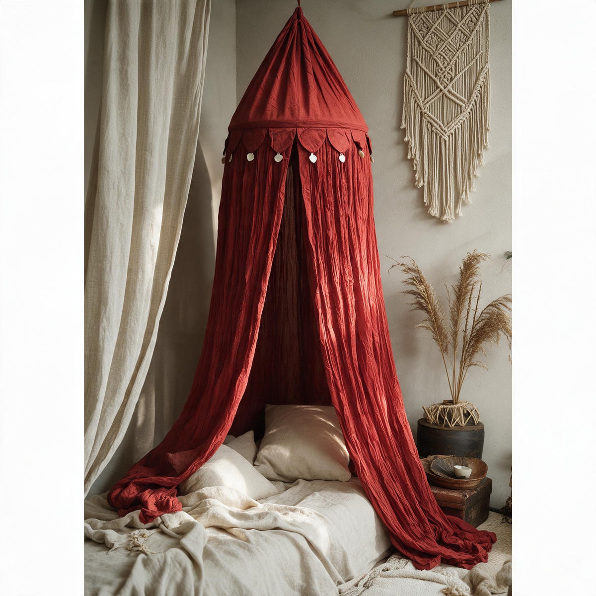 Baldacchino con conchiglie di madreperla – vari colori