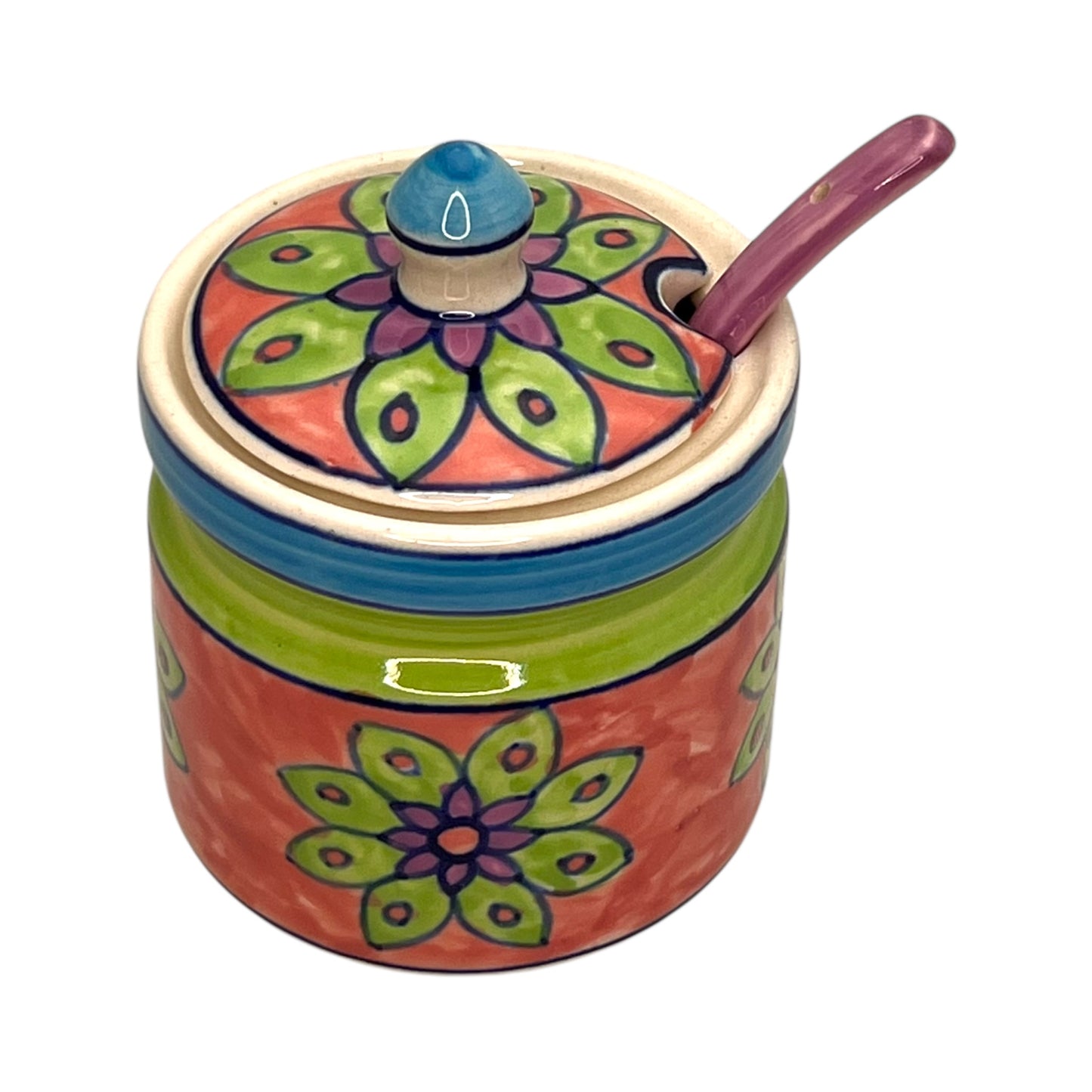 Zuccheriera con cucchiaio