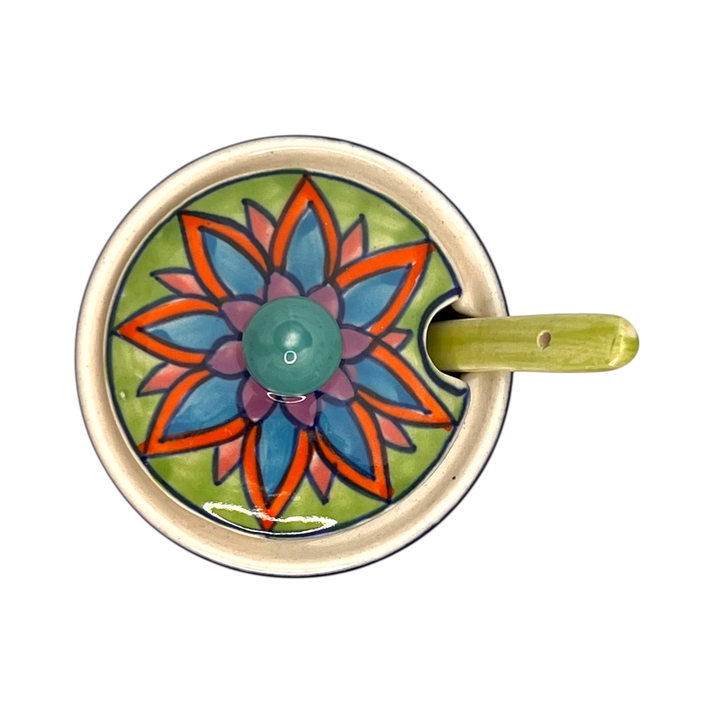 Zuccheriera con cucchiaio