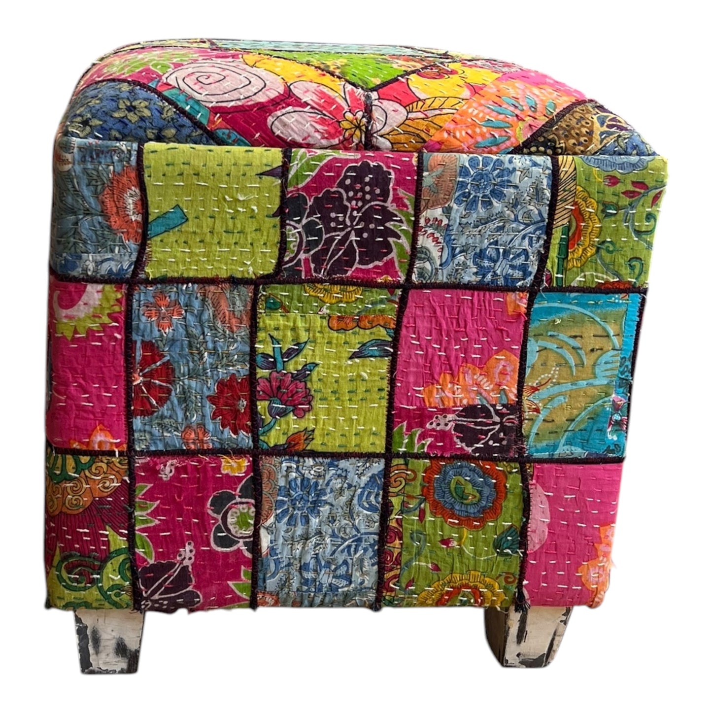 Sitzhocker quadratisch B-Ware Messemuster