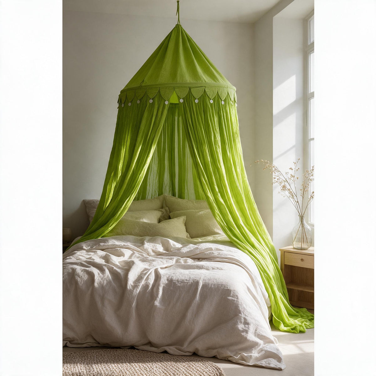 Baldacchino XL con conchiglie di madreperla – vari colori