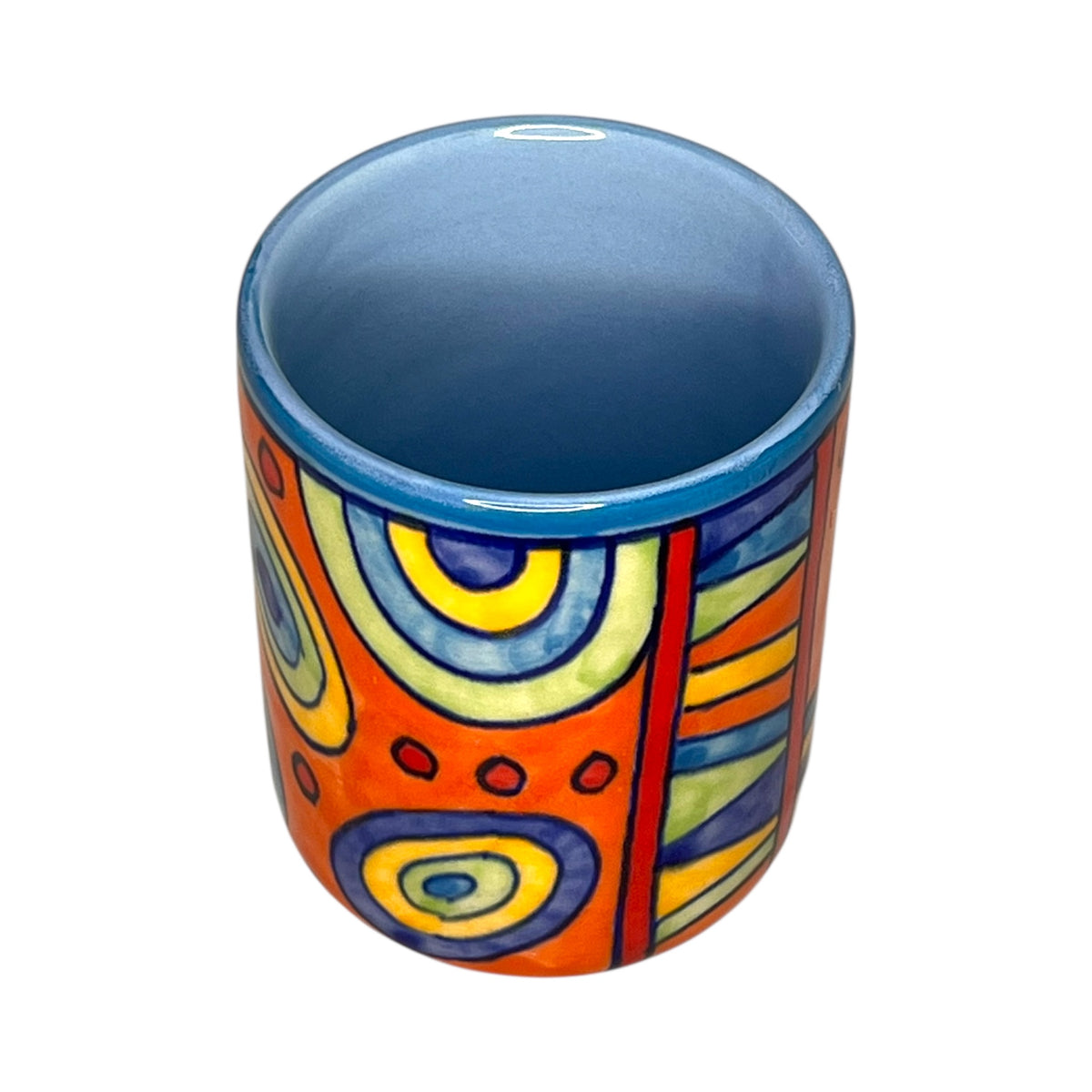 Becher Andora handbemalt ohne Henkel