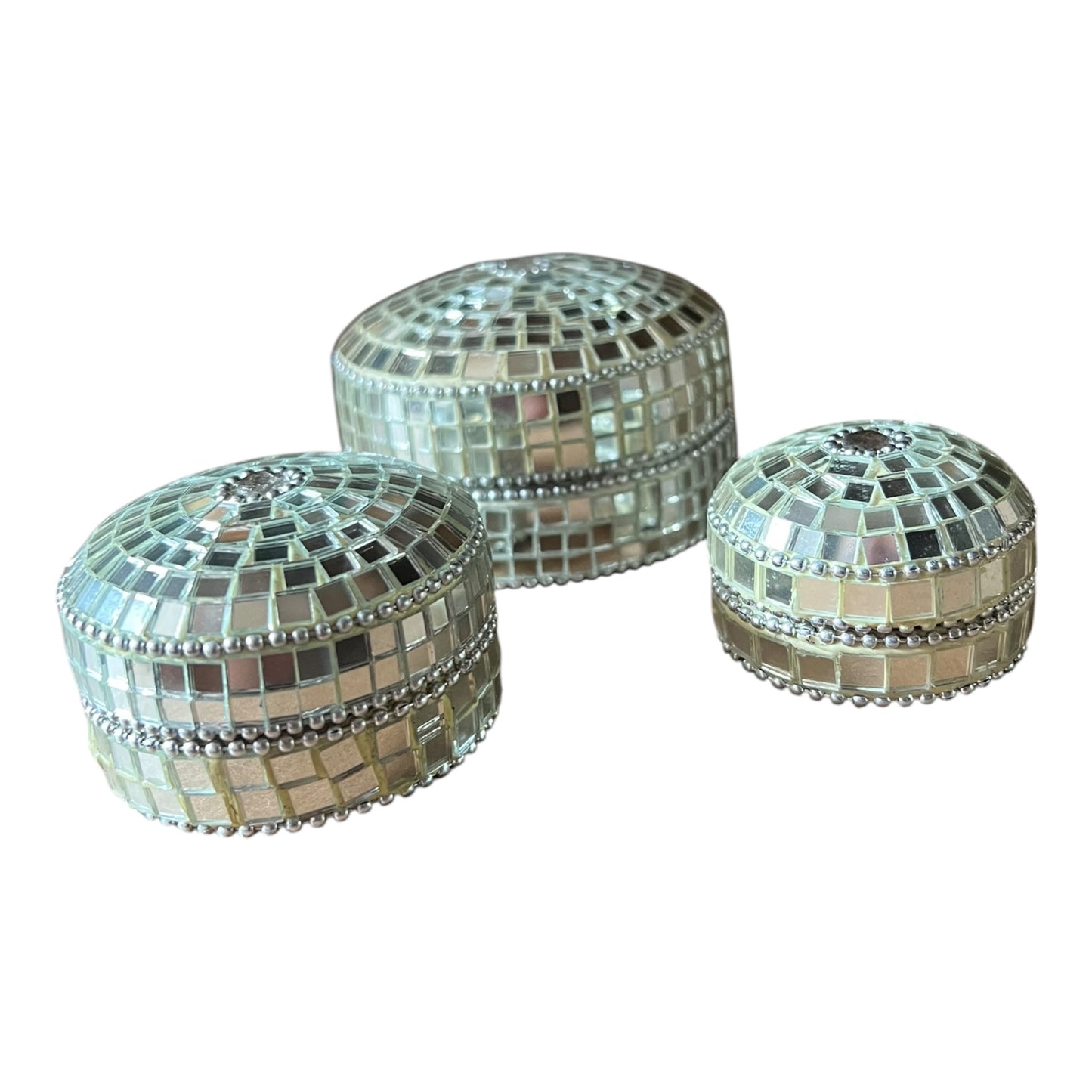 Glitzerdosen Set 3-teilig