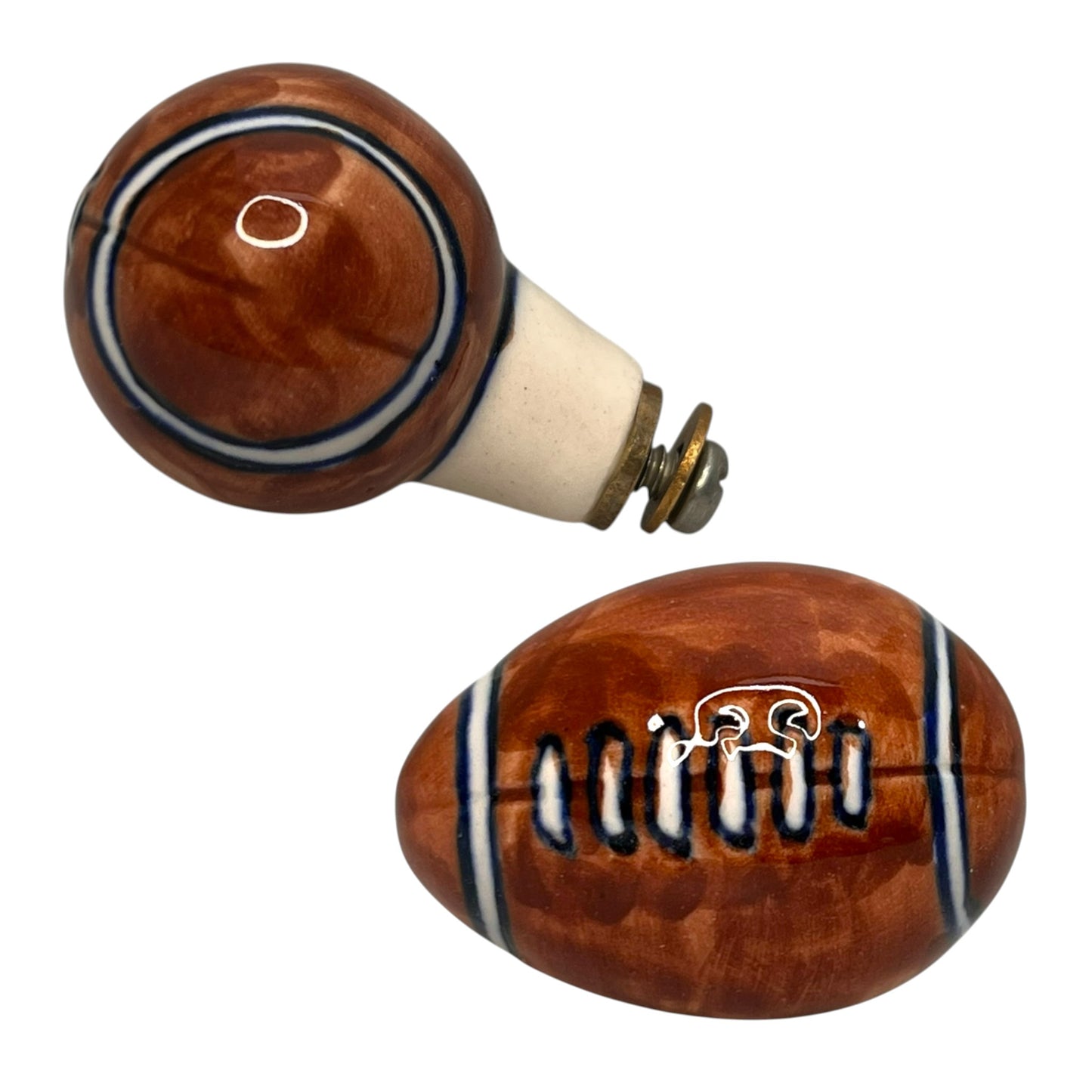 Bouton de meuble de football