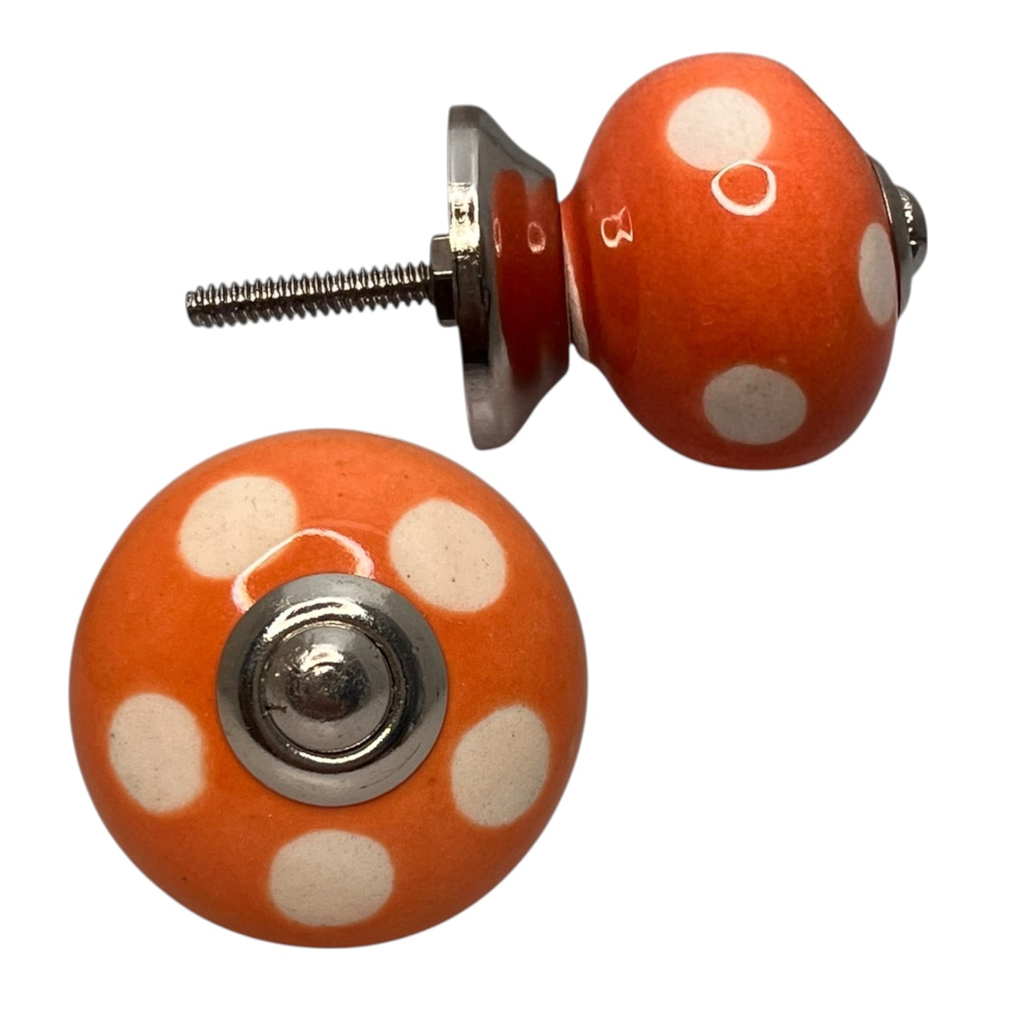 Piccola manopola per mobili a pois