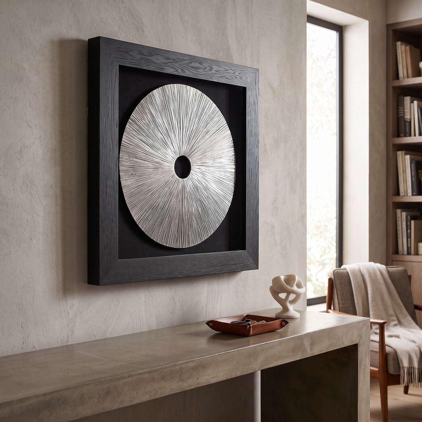Massives handgefertigtes Wandbild