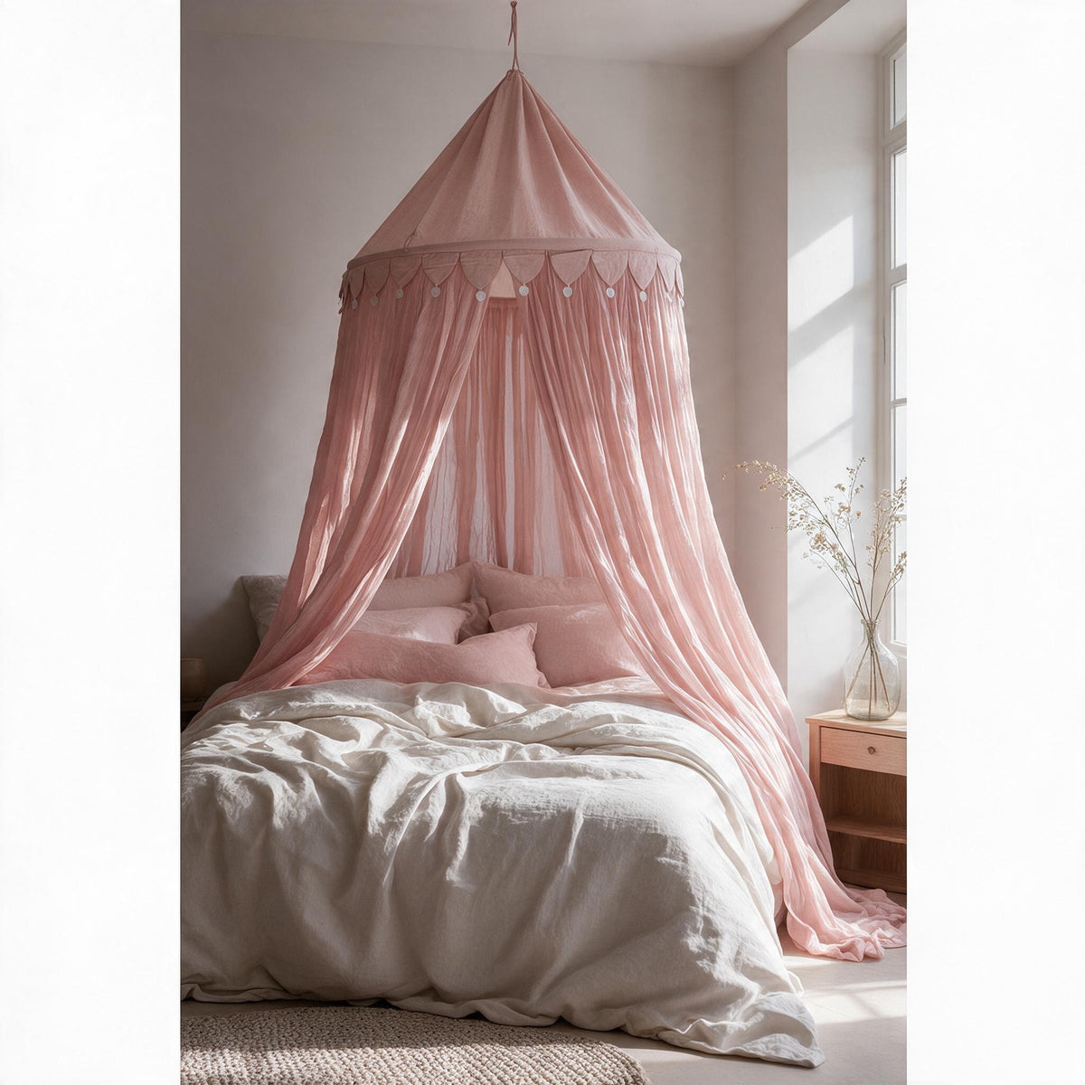 Baldacchino XL con conchiglie di madreperla – vari colori