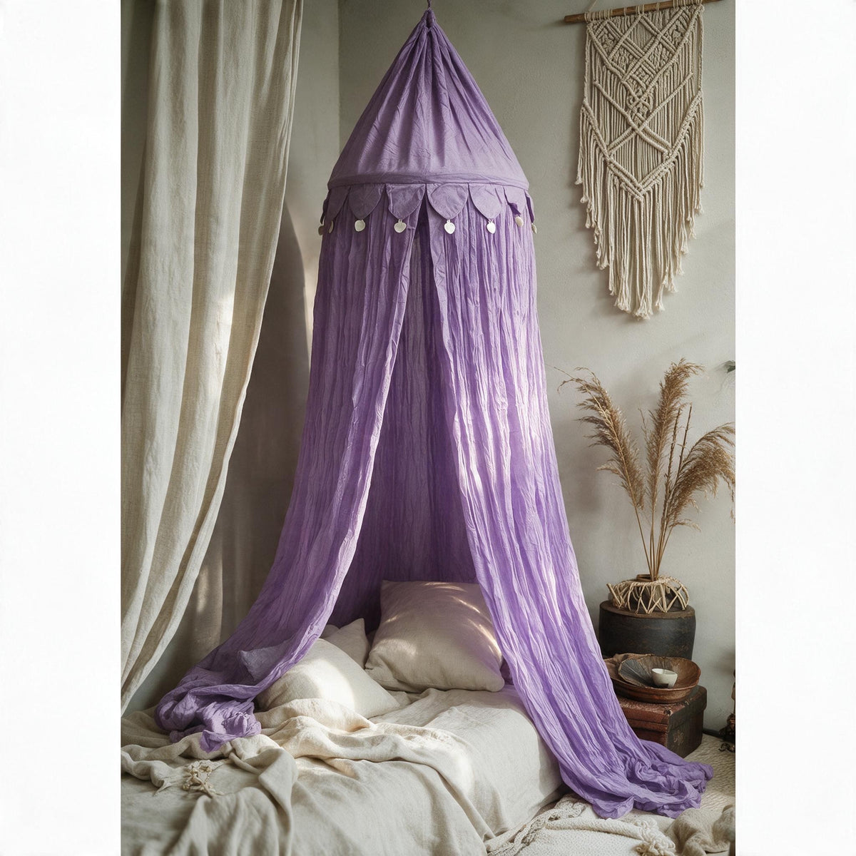 Baldacchino con conchiglie di madreperla – vari colori