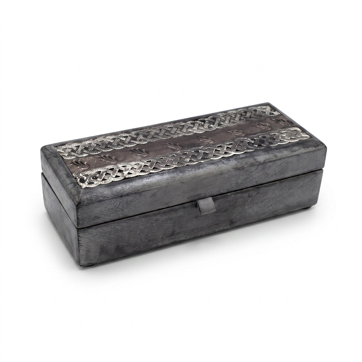 Boîte rectangulaire midi grise