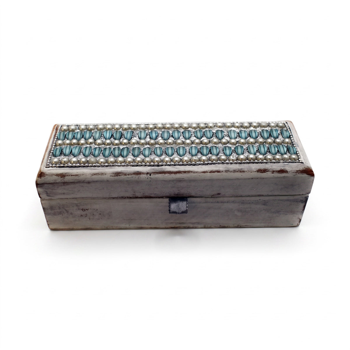 Boîte en bois rectangulaire – Coffret décoratif en bois