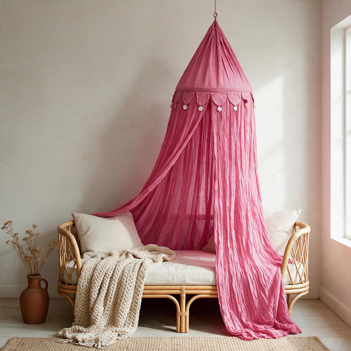 Baldacchino con conchiglie di madreperla – vari colori