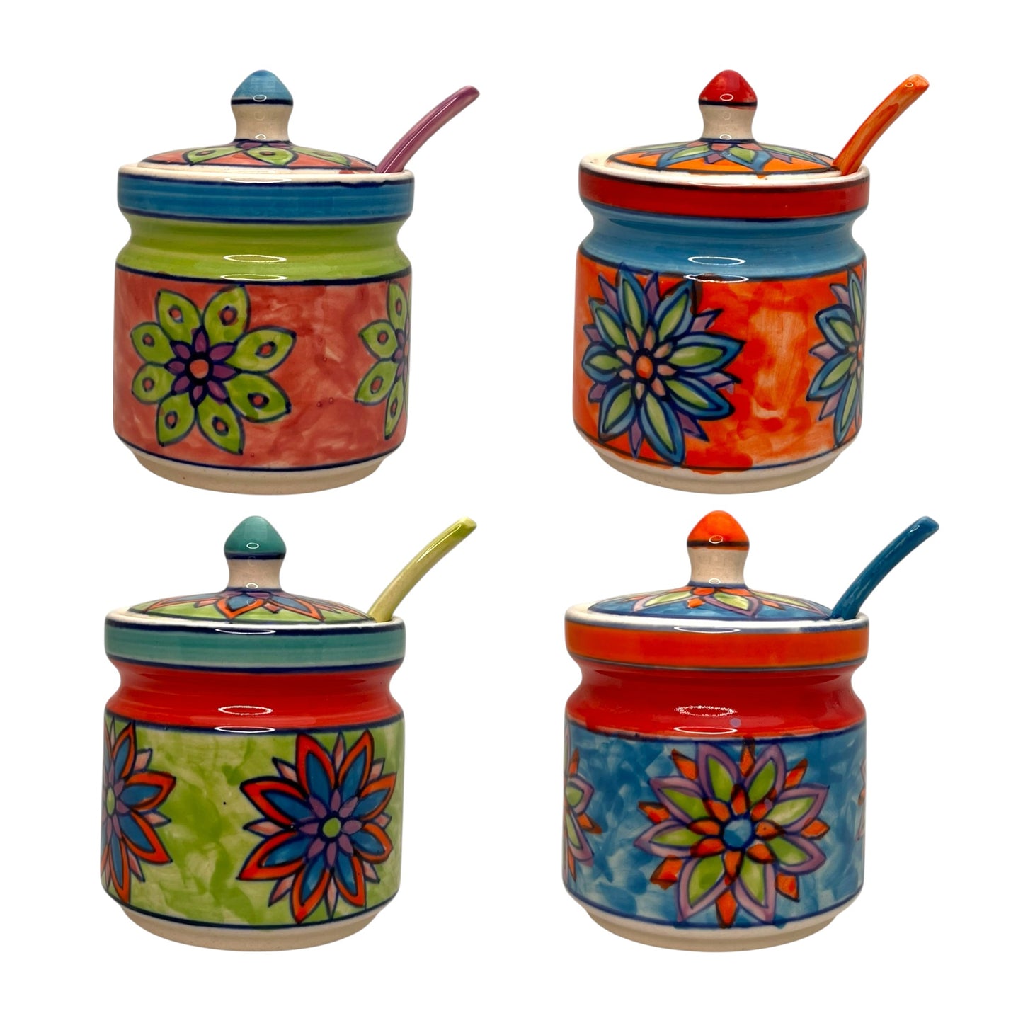 Zuccheriera con cucchiaio