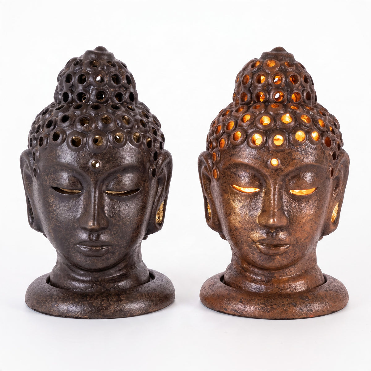 Buddha Kopf Lampe