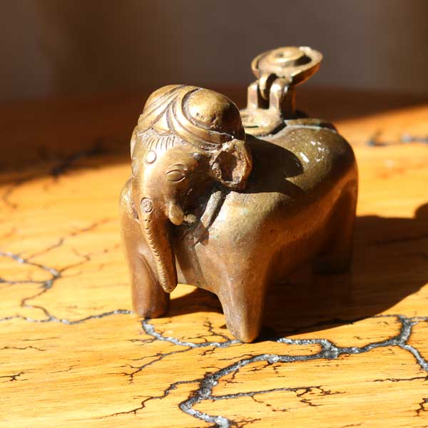 Brass Box Elephant