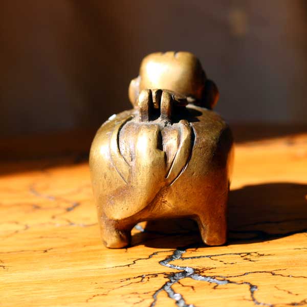 Brass Box Elephant