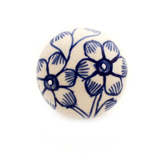 Flower furniture knob