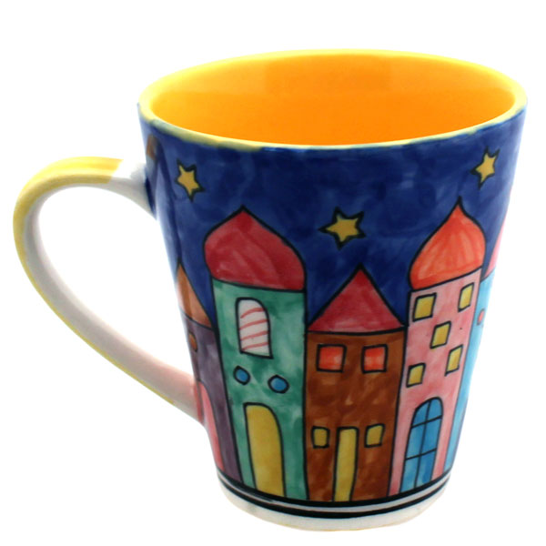 Tasse mit Stadtmotiv