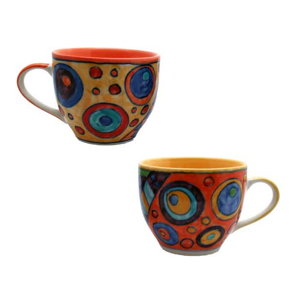 Ceramic coffee cup