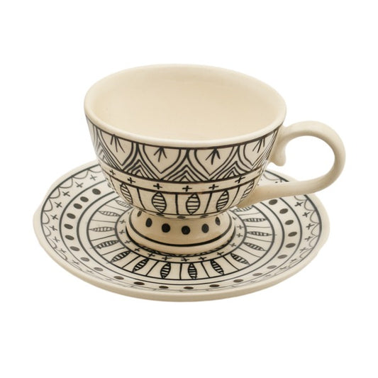 Cup with saucer